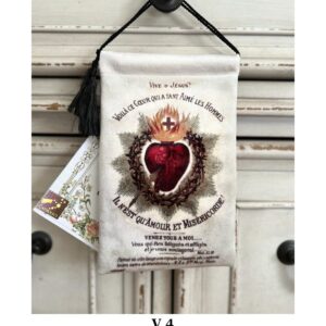 DETENTE STOP EVIL Velvet Blessing Carrier, Hd Image 8 by 5 inches , 2 beautiful sides.