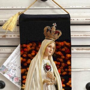 OUR LADY Of FÁTIMA Blessing Carrier, Hd Image 8 by 5 inches , 2 beautiful sides.