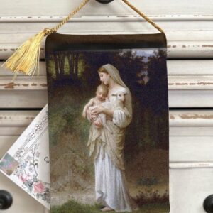 THE INNOCENCE Velvet Blessing Carrier, Hd Image 8 by 5 inches, 2 beautiful sides.