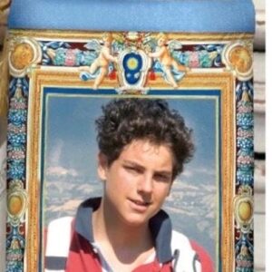 SAINT CARLO ACUTIS Velvet Blessing Carrier, Hd Image 8 by 5 inches , 2 beautiful sides.