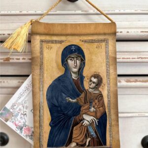 SAINT MARY MAJOR Velvet Blessing Carrier: Hd Image, Satin Tassel