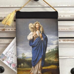Velvet Blessing Carrier Pouch: Good Shepherd  HD Image